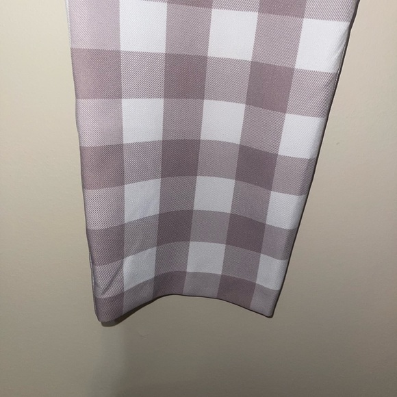 NWT Asos  Design Lavender & White Gingham Slim Suit Pants Women Size 10 US - Picture 8 of 10